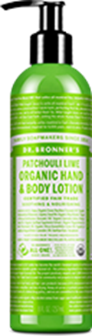 Organic Lotions - Patchouli Lime